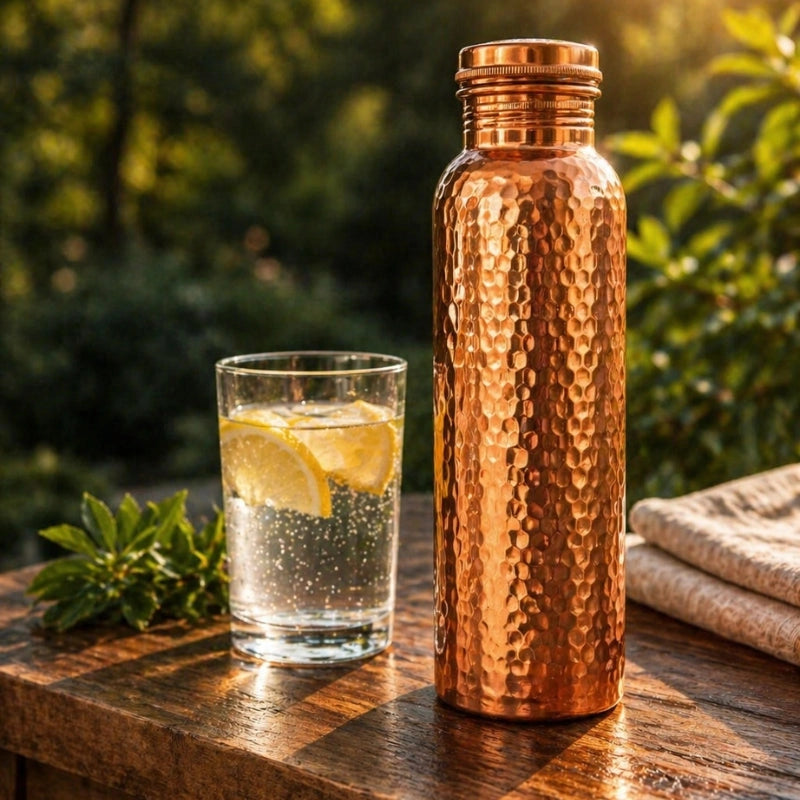 Borraccia in Rame – SalutePura™ | Acqua Purificata Naturalmente, Senza Plastica
