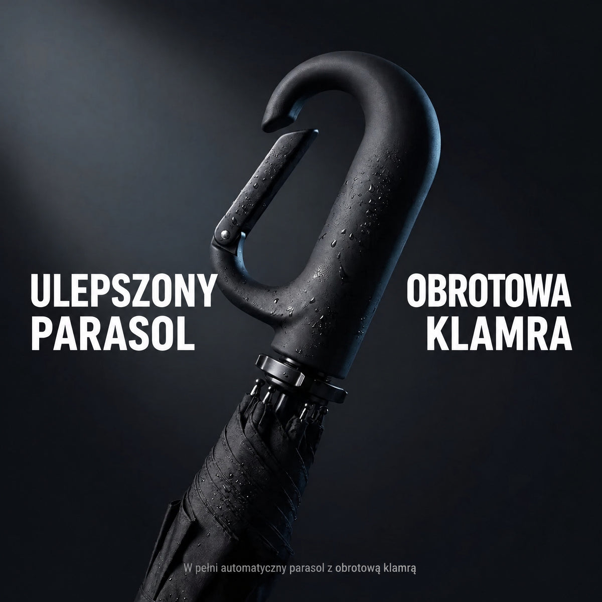Ulepszony parasol Swikton z obrotową klamrą