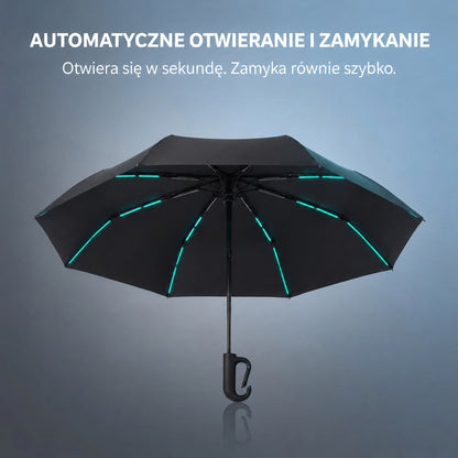 Automatyczne otwieranie i zamykanie parasola jednym przyciskiem